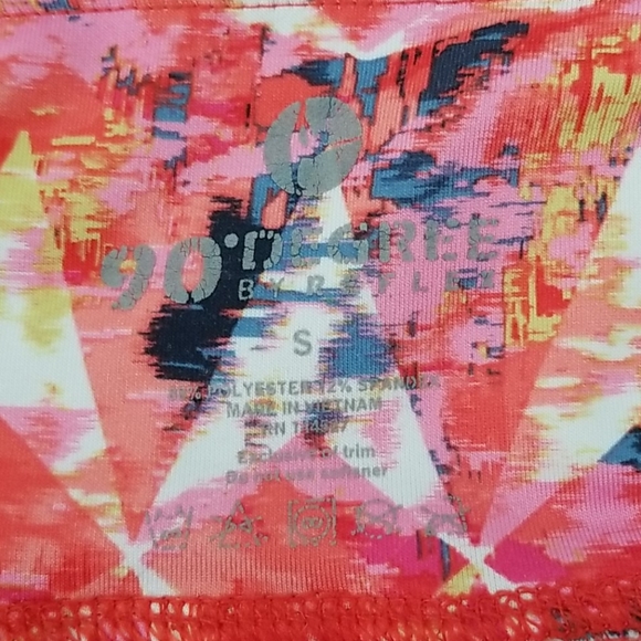 90 Degree sz S Print Capri Leggings - Picture 4 of 8